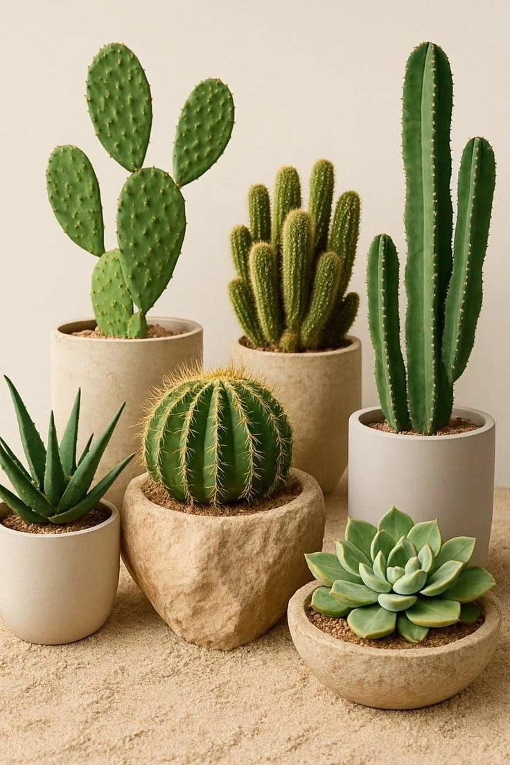 Indoor plant and floral arrangement
