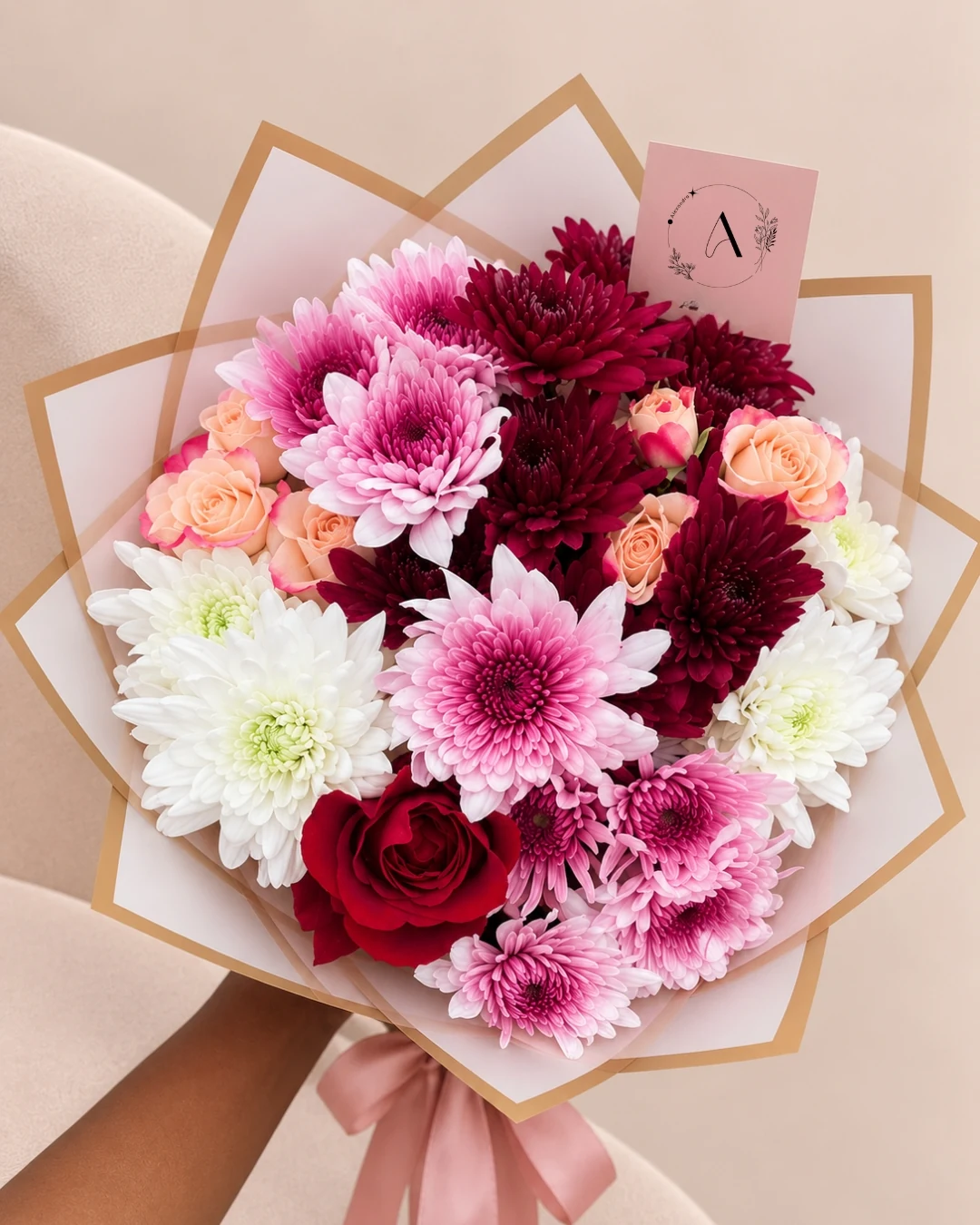 mix floral arrangement